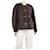 Totême Dark brown teddy shearling clasp jacket - size XXS Leather  ref.1379320