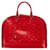 Louis Vuitton Alma Rosso Pelle verniciata  ref.1379353