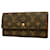 Credito Louis Vuitton Porte Monnaie Marrone Tela  ref.1379372