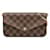 Louis Vuitton Brown Damier Ebene Pochette Felicie Cloth  ref.1379587