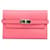 Hermès Hermes Pink Epsom Kelly Klassische Geldbörse Leder Kalbähnliches Kalb  ref.1379635