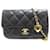Chanel Black Mini Quilted Lambskin Heart Charms Flap Leather  ref.1379638