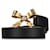 Gucci Black Pearl Bow Leather Belt Pony-style calfskin  ref.1379648