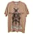 Burberry T-Shirt „Carrick“ aus beiger Baumwolle mit buntem Hirschmotiv  ref.1379700
