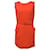 Alexander McQueen Sleeveless Mini Dress in Orange Wool  ref.1379702