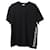 Camiseta Burberry con estampado de direcciones en algodón negro  ref.1379703