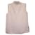 Theory Mock-Neck Sleeveless Top in Cream Polyester White  ref.1379717