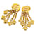 Pendientes colgantes Chanel CC Pendientes de metal en buen estado  ref.1379738