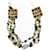 Chanel Necklaces Dark green Glass  ref.1379776