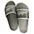 Sandálias masculinas de dedo nu Christian Louboutin Cinza Borracha  ref.1379780