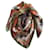 Hermès carré titré Faune et Flore du Texas par Olivier Kermit Soie Chataigne  ref.1379997