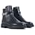 Kelly Hermès HERMES  Boots T.EU 39.5 Leather Black  ref.1380056