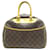 Louis Vuitton Deauville Braun Leinwand  ref.1380390