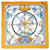 Hermès Foulard en soie multicolore Vive le Vent  ref.1380546