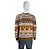 Henrik Vibskov Space Knit Rundhalspullover aus Merinowolle Braun Sand Gelb Mehrfarben