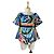 Blusa in lino multicolore 120% LINO
