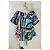 Blusa in lino multicolore 120% LINO - vista 3
