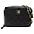 Camera Bolsa para câmera Chanel Mini CC preta em pele de cordeiro preta Preto Couro  ref.1380807