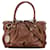 Bolso satchel Sukey de cuero marrón Gucci Castaño Bronce Becerro  ref.1380817