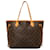 Louis Vuitton Brown Monogram Neverfull MM Cloth  ref.1380852