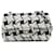 Mini rabat rectangulaire classique en tweed blanc Chanel Tissu  ref.1380893