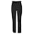 Autre Marque Jonathan Simkhai Pantalones cortos negros Samira de sarga de algodón elástico  ref.1381202