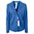 Autre Marque Akris Punto Japan Blue Wool / Cashmere Blazer  ref.1381210