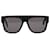 Óculos de sol de armação quadrada Alaïa Aa0010s em acetato preto Fibra de celulose  ref.1381364