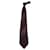 Gucci Asymmetrical Stripes Tie in Burgundy Red Silk  ref.1381391