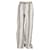 Calça Christian Dior Pin Stripe em algodão marfim Branco  ref.1381408