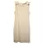 Gucci Button Detail Shift Dress in Cream Cotton White  ref.1381410