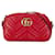 Gucci Red Small GG Marmont Matelasse Crossbody Bag Leather Pony-style calfskin  ref.1381437