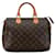 Louis Vuitton Brown Monogram Speedy 30 Leather Cloth  ref.1381441