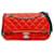 Chanel Red Medium Lambskin Cuba Color Flap Leather  ref.1381448