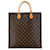 Louis Vuitton Brown Monogramm Sac Plat Braun Leder Leinwand  ref.1381459