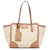 Gucci Brown Canvas Swing Tote Bag Beige Leather Cloth Pony-style calfskin Cloth  ref.1381511