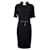 Chanel New CC Jewel Pearl Belt Black Tweed Dress Wool  ref.1381672