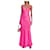 L'Agence Agenzia Serita abito lungo in seta fluorescente rosa pallido  ref.1381679