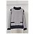 Zweifarbiger Rollkragenpullover von Chanel aus blauer Wolle - Ansicht 6