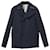 Valentino Garavani Rockstud Double-Breasted Pea Coat in Navy Blue Wool   ref.1381862