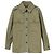 Giacca utility Chanel Denim Tweed in cotone verde