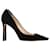 Jimmy Choo Escarpins Romy en Daim Noir Suede  ref.1381881