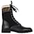 Fendi Rockoko Combat Boots in Black Leather  ref.1381885