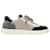 Chanel Velvet Logo Sneakers in Multicolor Suede Grey  ref.1381890