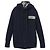 Valentino Garavani All Ways Strickjacke mit Metallic-Kapuze aus blauer Wolle