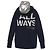 Valentino Garavani All Ways Strickjacke mit Metallic-Kapuze aus blauer Wolle - Ansicht 3