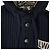 Valentino Garavani All Ways Strickjacke mit Metallic-Kapuze aus blauer Wolle - Ansicht 4