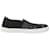 Timeless Chanel Slip On Sneakers in Black Tweed Cotton  ref.1381892