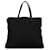 Fendi Black Zucchino Canvas Tote Cloth Cloth  ref.1381934