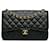Chanel Black Jumbo Classic Caviar Double Flap Leather  ref.1381937